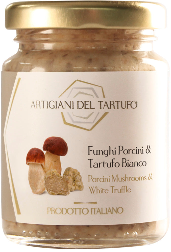 Porcini Mushrooms & White Truffle - 90g - Artigiani del Tartufo
