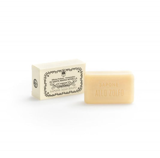 Sulfur Soap for Acne Sapone allo Zolfo 100 g - Santa Maria Novella