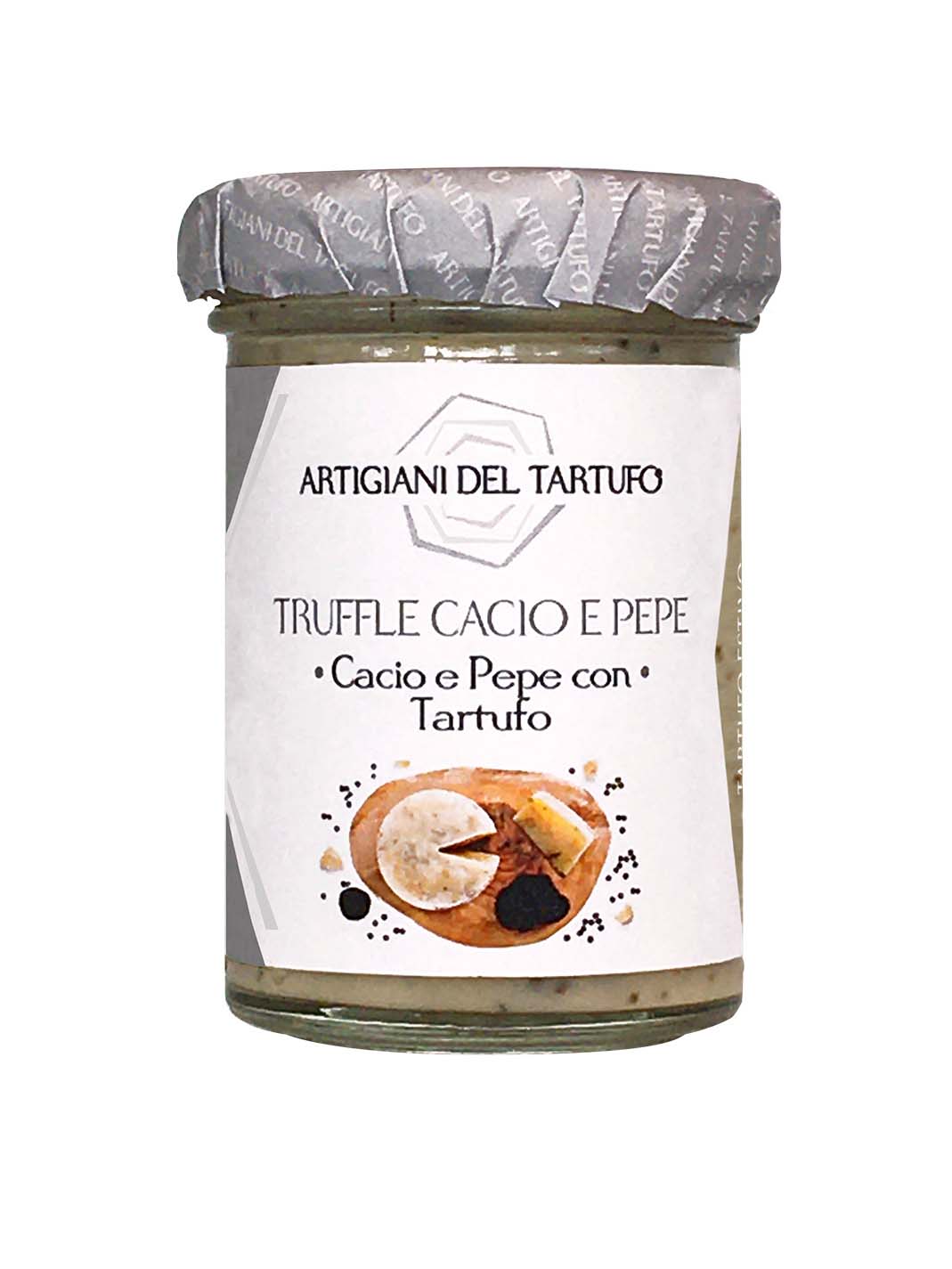 Cacio e Pepe sauce with Truffle - 130g - Artigiani del Tartufo