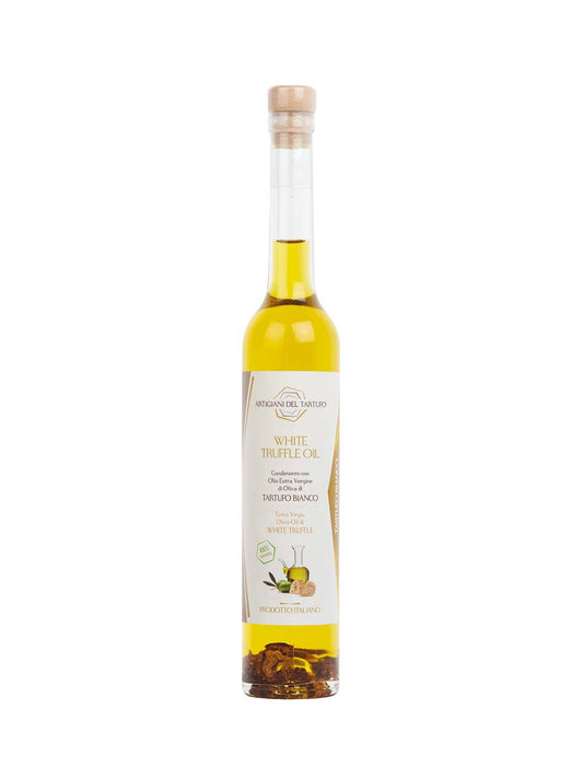 White Truffle Oil - Extra Virgin Olive Oil with White Truffle - 100 mL - Artigiani del Tartufo