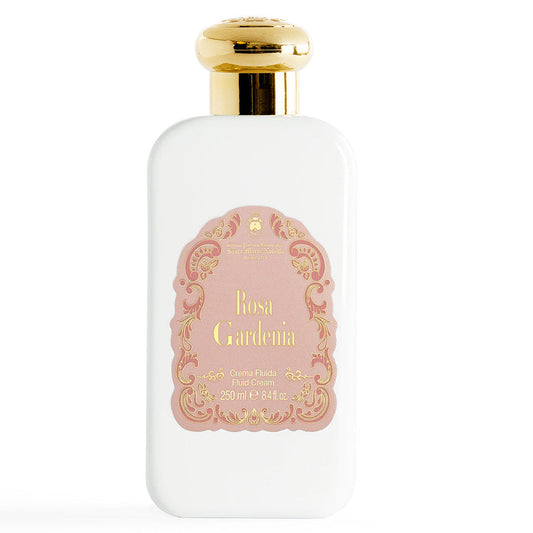Rosa Gardenia Fliud Body Cream 250 mL - 8.4 fl.oz. - Santa Maria Novella